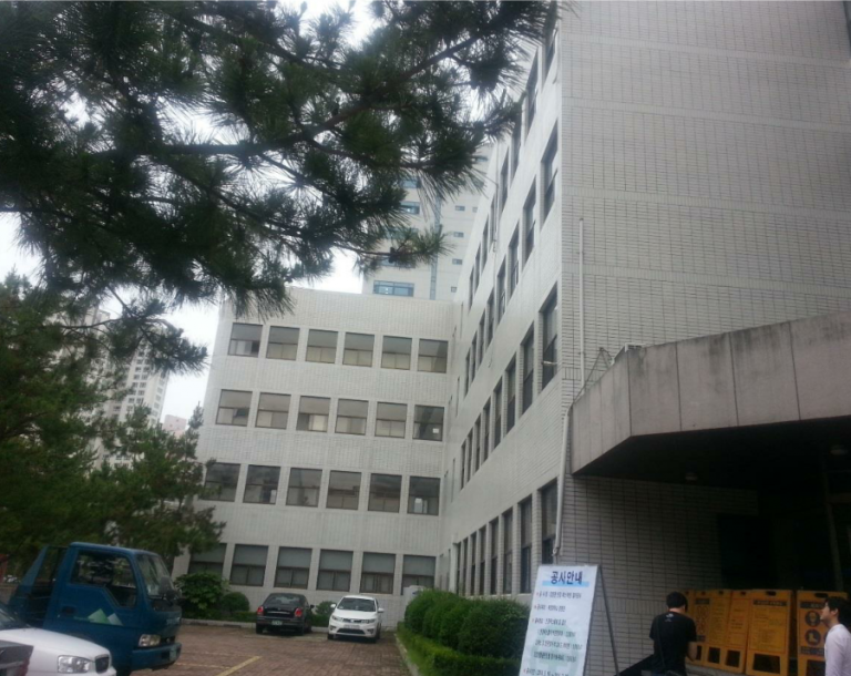 부경대학교 경영관,디자인관천장석면해체.제거작업